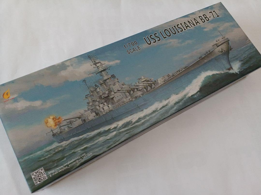 ベリーファイア 1⁄700 アメリカ海軍 戦艦 ルイジアナ BB-71 プラモデル